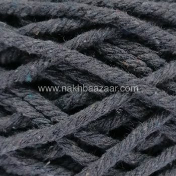نخ مکرومه ذغالی تابیده ۴میل - K3