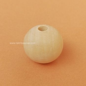 مهره چوبی دایره روشن ۲.۸ سانتی‌متری