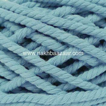 نخ مکرومه آبی تابیده ۴.۵میل - B1