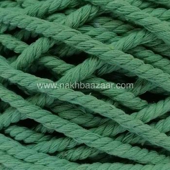 نخ مکرومه سبز کاهویی تابیده ۴.۵میل - G5