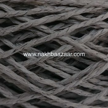 نخ کاغذی رافیا ترک خاکستری - K5