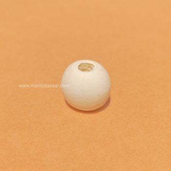 مهره چوبی دایره روشن ۱.۸ سانتی‌متری