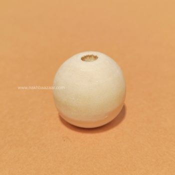 مهره چوبی دایره روشن ۲.۵ سانتی‌متری