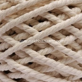 نخ مکرومه شیری تابیده ۴.۵ میل
