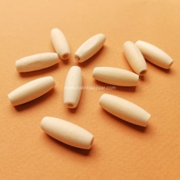 مهره چوبی بیضی روشن ۸*۲۳ میلی‌متری