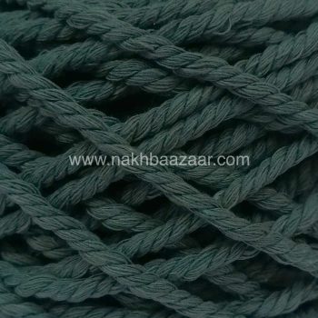 نخ مکرومه سبز یشمی تابیده ۳میل - Q6