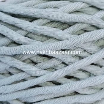 نخ مکرومه آبی طوسی نرم‌تاب ۴میل - B5