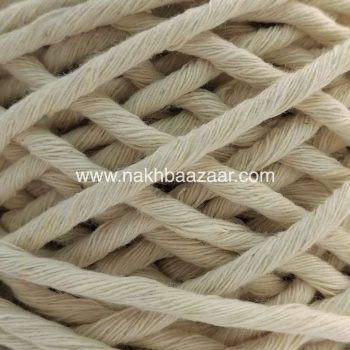 نخ مکرومه کرم نرم‌تاب ۴میل - N1
