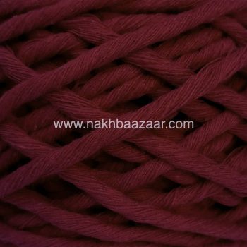 نخ مکرومه زرشکی نرم‌تاب ۴میل - R4