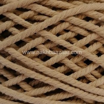 نخ مکرومه شتری روشن تابیده ۳.۵میل - C5