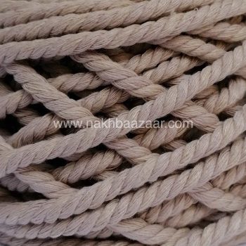 نخ مکرومه نسکافه‌ای تابیده ۴.۵میل - N8