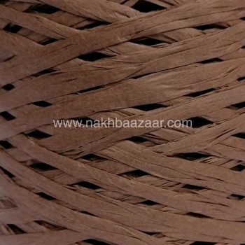 نخ کاغذی رافیا قرمز قهوه ای - G43