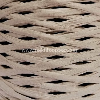 نخ کاغذی رافیا طوسی خاکی - G53