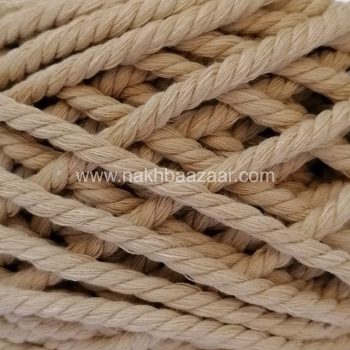 نخ مکرومه کرم تابیده ۴میل - N1
