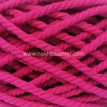 نخ مکرومه سرخابی تابیده ۴میل - P2