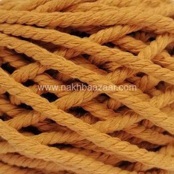 نخ مکرومه خردلی تابیده ۴میل - C10