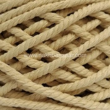 نخ مکرومه لیمویی مات تابیده ۴میل - Y2