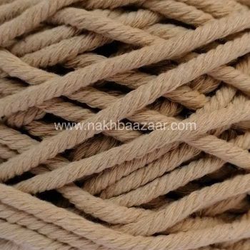 نخ مکرومه کرم تابیده ۴میل - N11