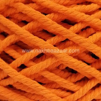 نخ مکرومه نارنجی تابیده ۴میل - O3