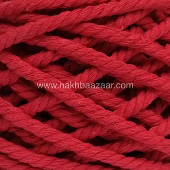 نخ مکرومه اناری تابیده ۴میل - R4