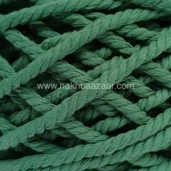 نخ مکرومه سبز چمنی تابیده ۴میل - G9