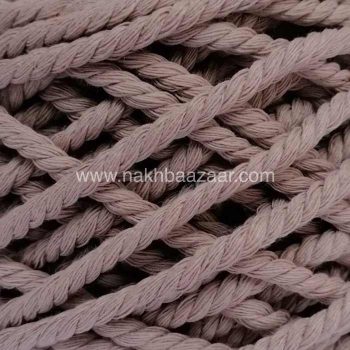 نخ مکرومه خاکی تابیده ۴میل - N9