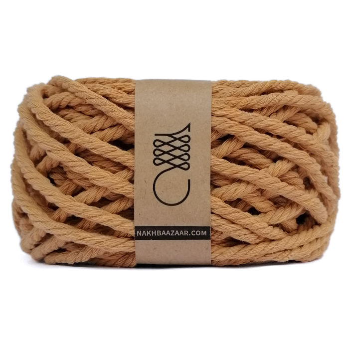 نخ مکرومه نخودی تابیده ۴میل - C4