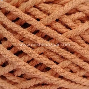 نخ مکرومه گلبهی تابیده ۴میل - T3