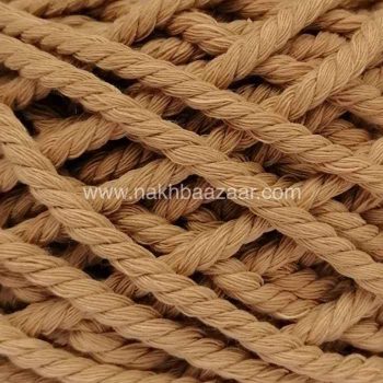 نخ مکرومه نسکافه‌ای تابیده ۴میل - N2