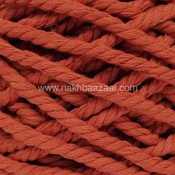 نخ مکرومه آجری تابیده ۴میل - O4