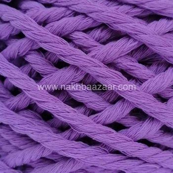 نخ مکرومه بنفش تابیده ۴میل - S7