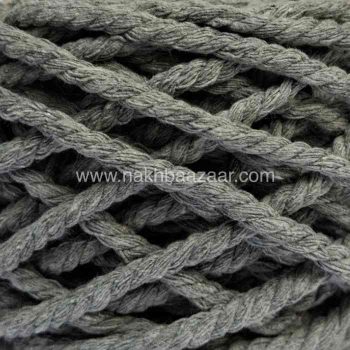 نخ مکرومه طوسی متوسط تابیده 4میل - K8