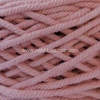 نخ مکرومه صورتی پاستیلی تابیده ۴میل - P3
