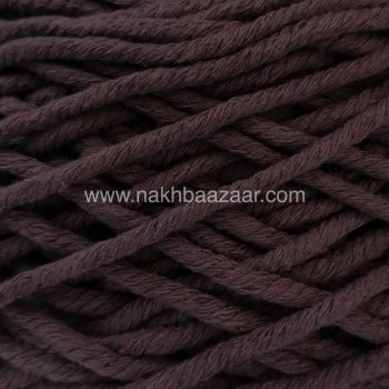 نخ مکرومه شکلاتی تابیده ۳میل - W5