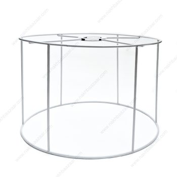 فریم فلزی لوستر و آباژور- مدل استوانه‌ای قطر۳۰ ارتفاع ۲۰