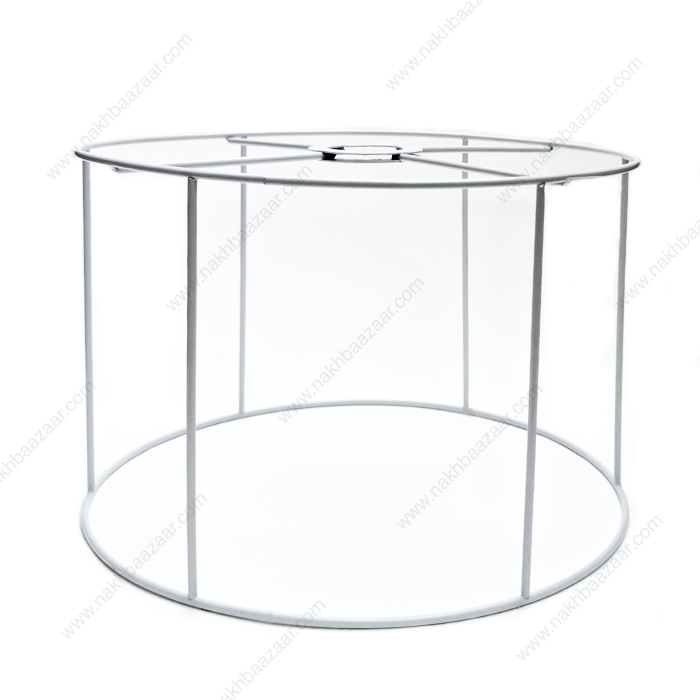 فریم فلزی لوستر و آباژور- مدل استوانه‌ای قطر۳۰ ارتفاع ۲۰