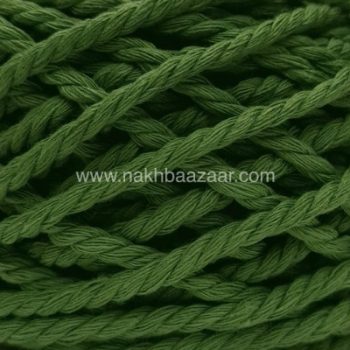 نخ مکرومه سبز چمنی تابیده ۴میل - G3