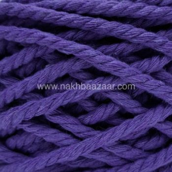 نخ مکرومه بنفش تابیده ۴میل- S8