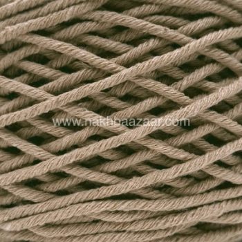 نخ مکرومه کرم تیره تابیده ۲/۵میل - N25