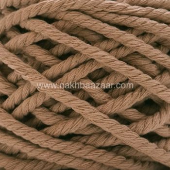 نخ مکرومه نسکافه‌ای تابیده ۴میل - N9