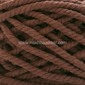 نخ مکرومه شکلاتی تابیده ۴میل W7